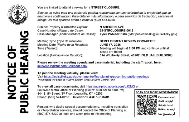 street closure