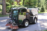 Public Works bike lane sweeper makes its maiden voyage