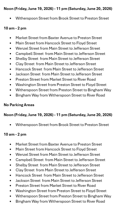 street closure