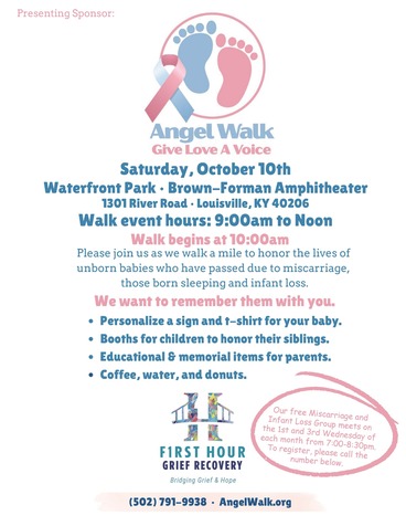 First Hour Grief for the 3rd annual Angel Walk