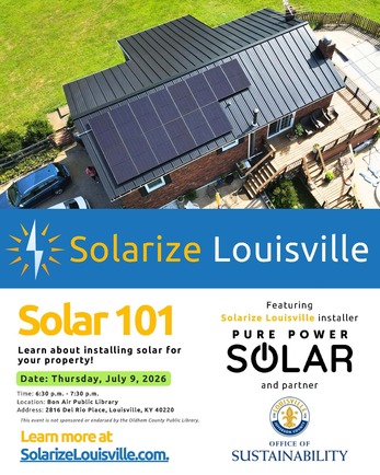2026 Solarize Louisville District Workshops