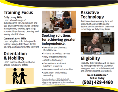 Independent Living & Older Individuals Who Are Blind