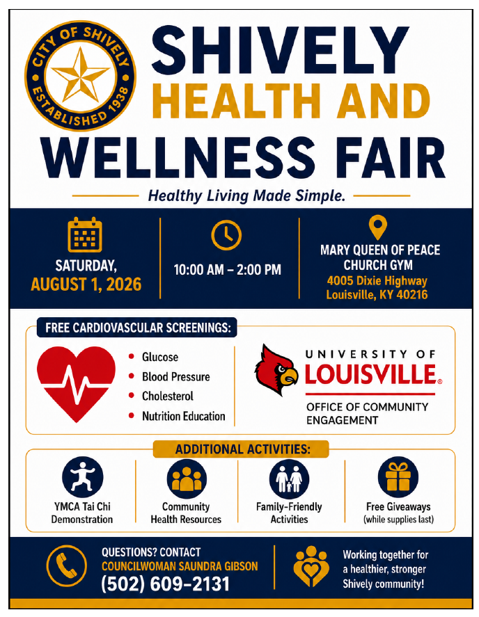 shively health and wellness fair