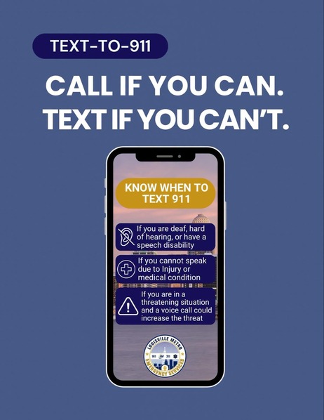 911 Text Flyer