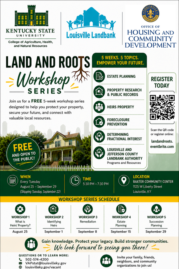 land and roots workshop
