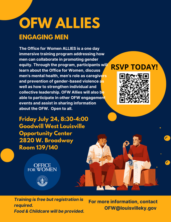 Join OFW ALLIES: A One Day Training Mobilizing Men for Gender Equity in Louisville
