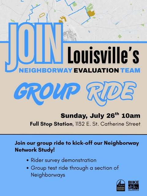 Bike Louisville survey poster