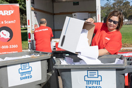 AARP Shred Event