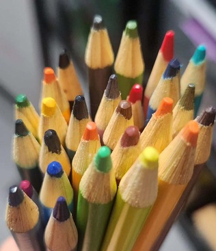 colored pencils