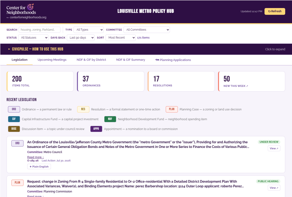 CFN CivicPlus Policy Hub