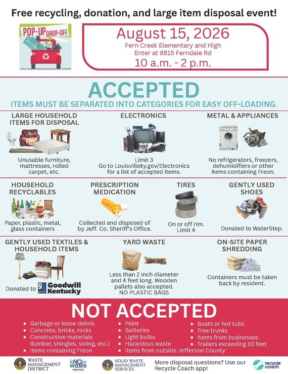 Pop-Up Drop-Off Returns Aug. 15