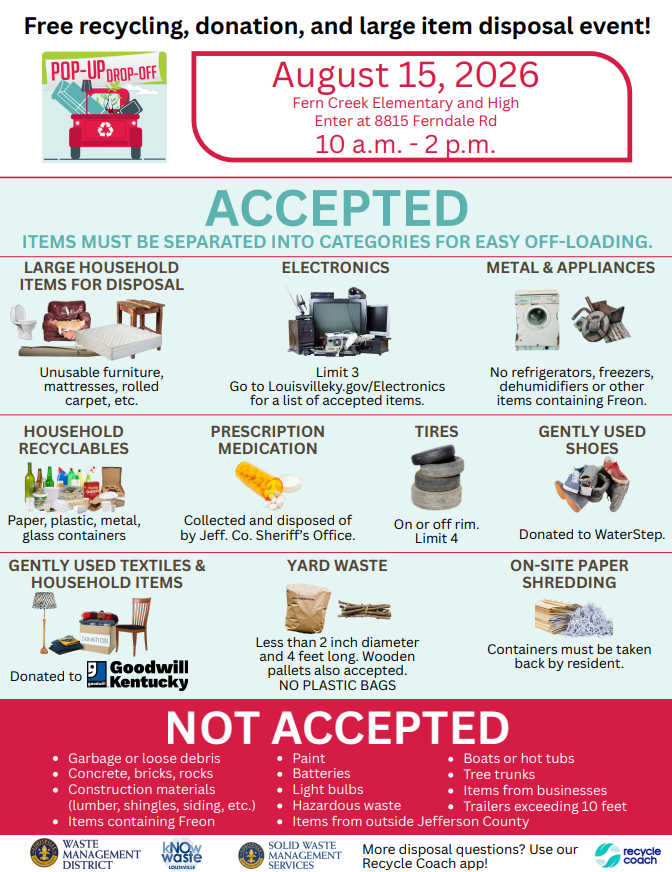 pop up drop off