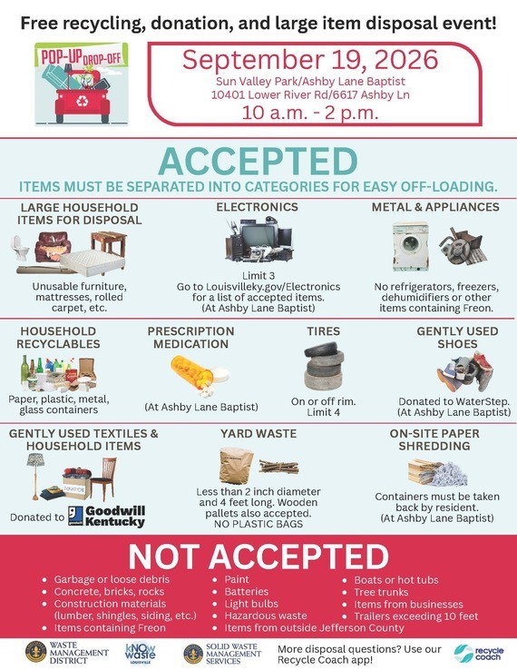 pop up drop off