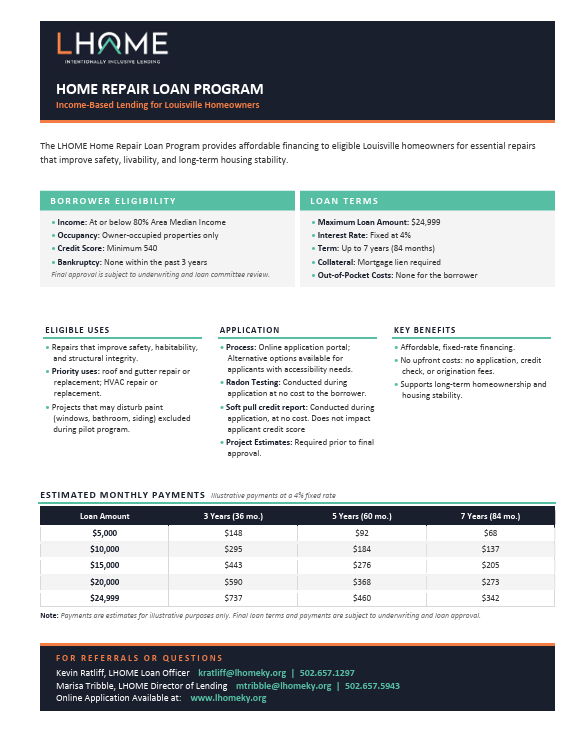 lhome repair program