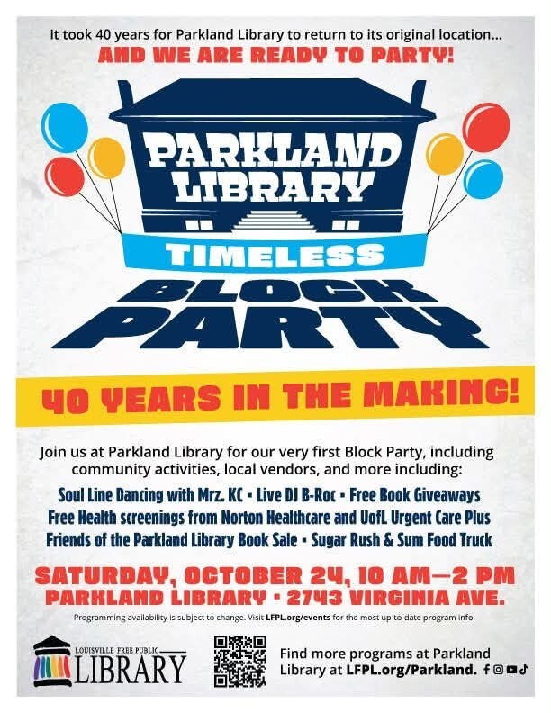 parkland library block party