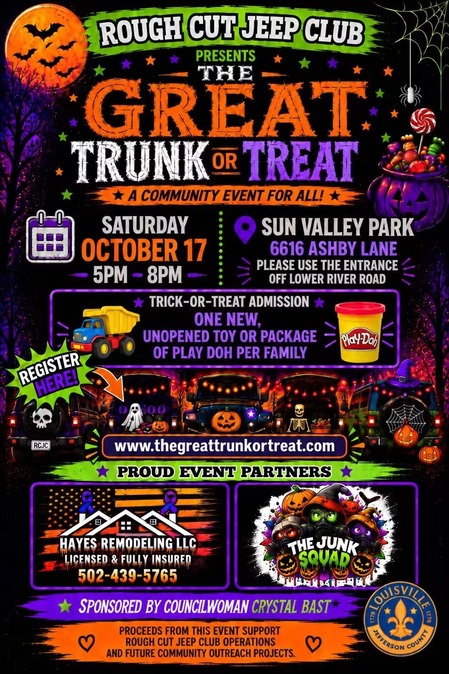 Jeep Club Trunk or Treat
