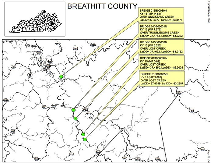 NEWS RELEASE: Width restrictions begin May 4 in Breathitt County for ...