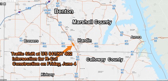 US641KY402RCutTrafficShiftStartsFriJune42021