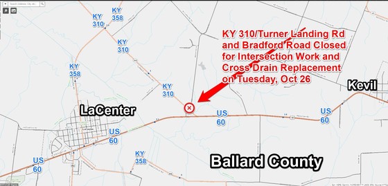 KY310TurnerLandRd&BradfordIntersectCLOSEDBallardOct262021