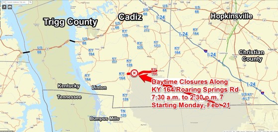 KY164TriggDayClosuresFloodRepairFeb182022