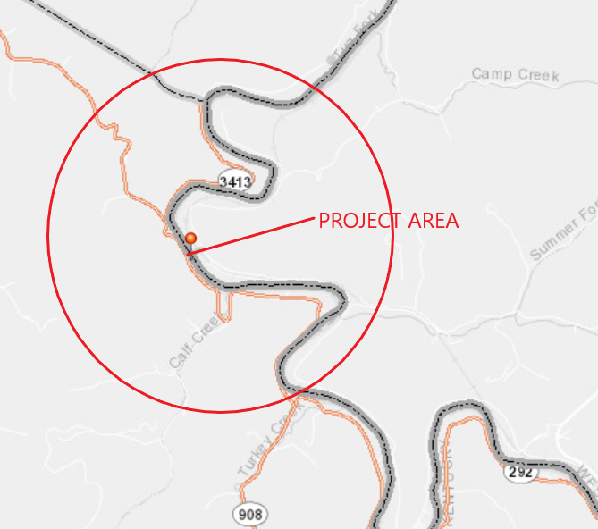 Martin County KY 292 Break