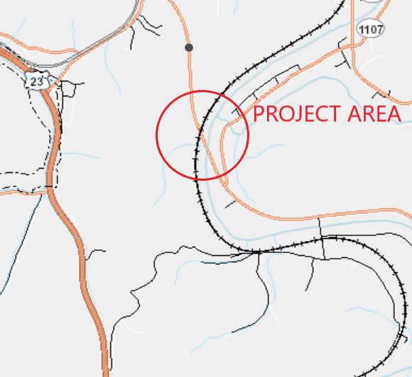 KY 321 bridge painting lane closure