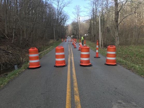 Menifee KY 713 closure 2