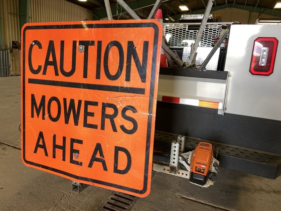 Mowers ahead