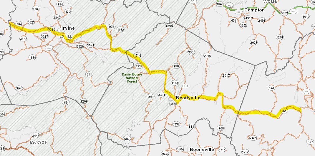 KY 52 50-mile yard sale