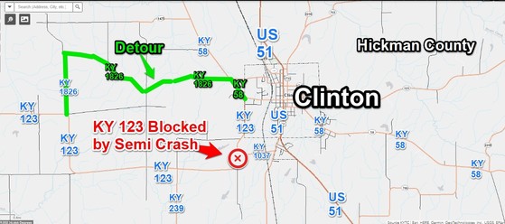 KY123BlockedSemiCrashLumberHickmanJuly192022