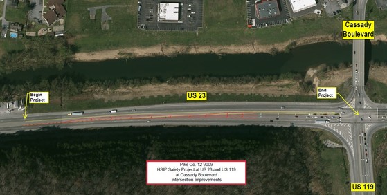 US 23 at Cassady Blvd