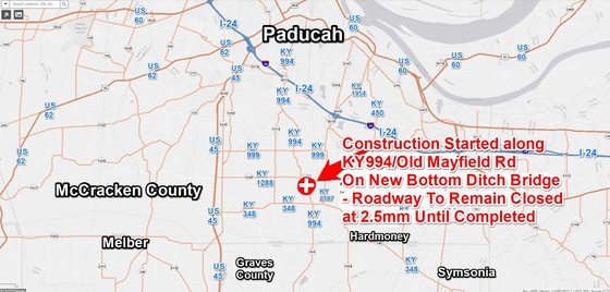 KY994OldMyfldRdConstStartBottomDitchBridgeSept222022