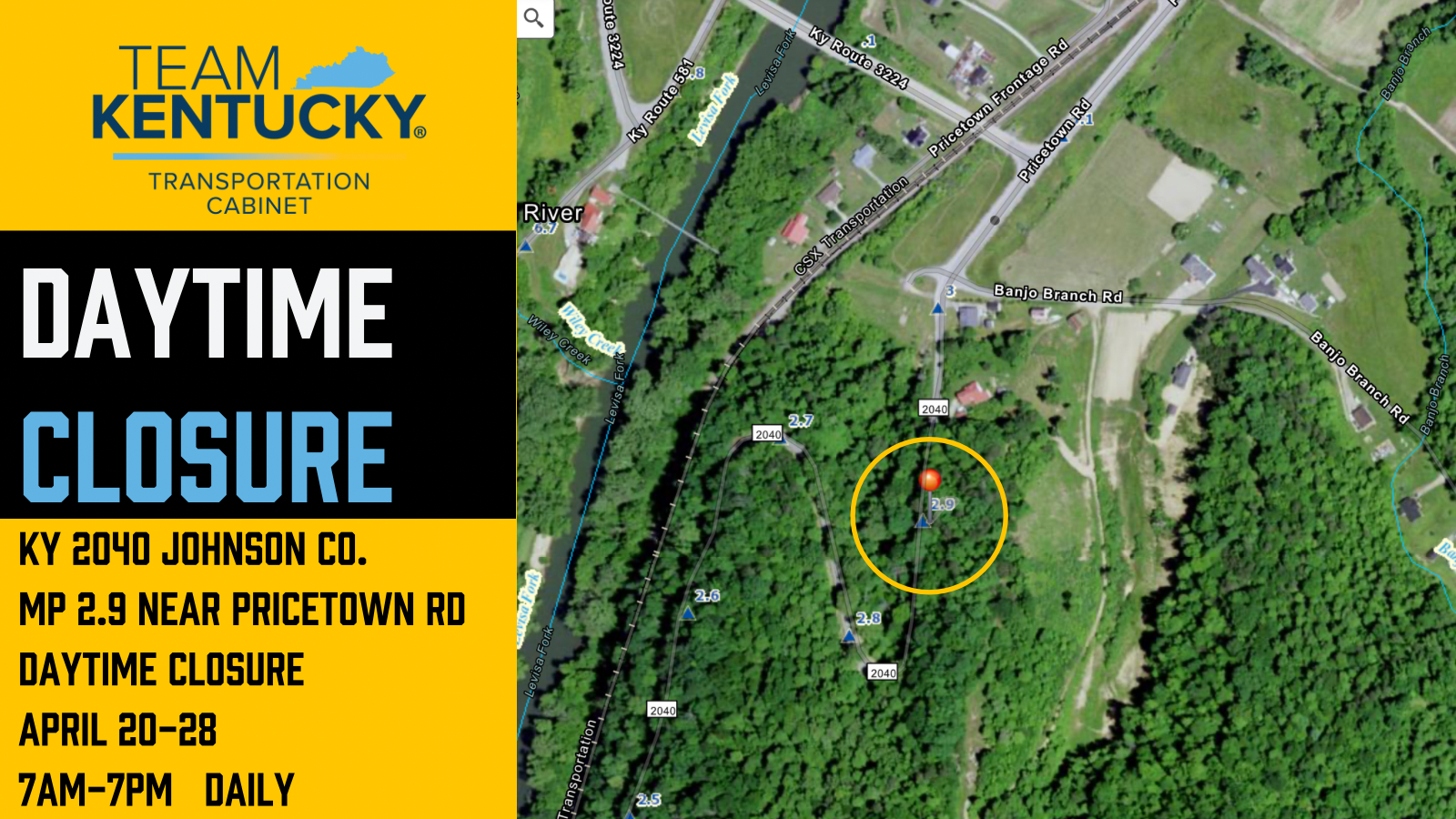 Daytime Closures Scheduled For Embankment Repairs Along KY 2040 In   B11bd2a1 E8f7 4333 933a F7687f774c42 Original 