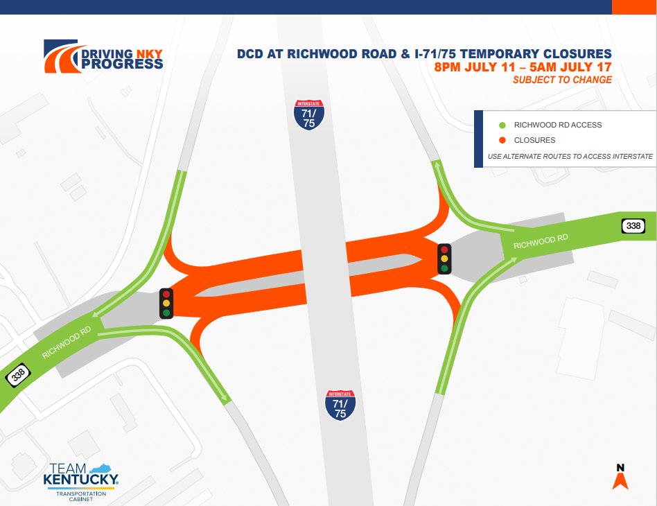 DCD Richwood/I-71/75 Closure