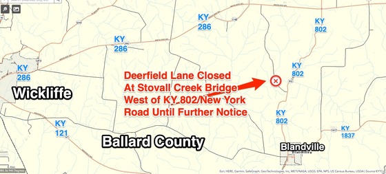 DeerfieldLnClosedStovallCrkBridgeBallardAug92023