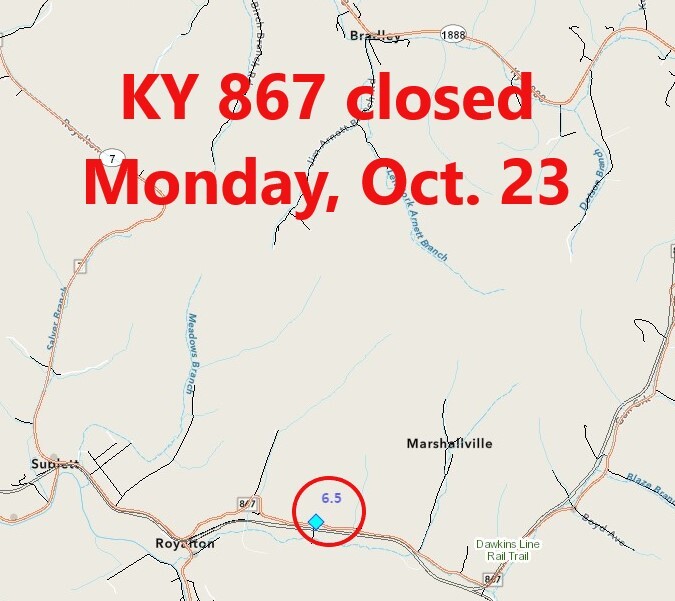 KY 867 closure