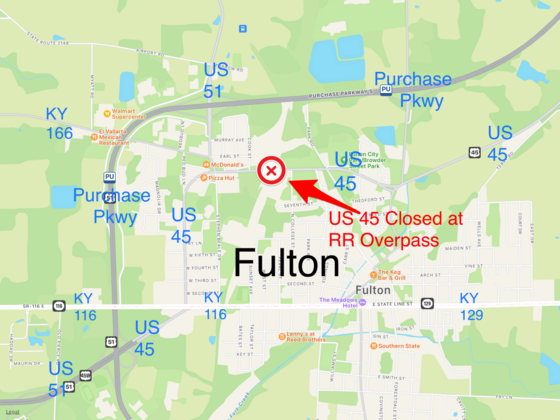 US45RROverpassClousreFultonJan82024