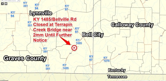 KY1485BellvilleRdCloseTerrapinCrkBridgeIssueApril122024