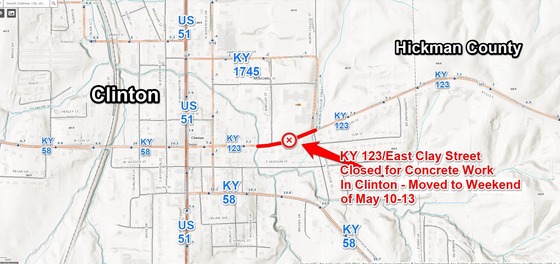 KY123EClayStCloseClintonMoveToWkndofMay102024