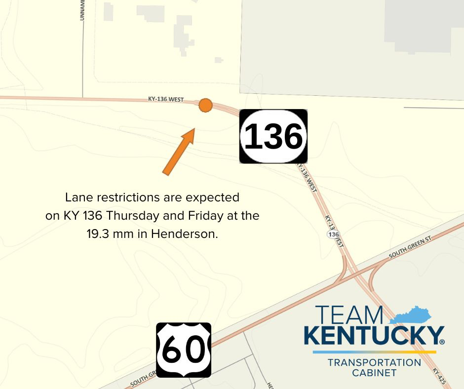 Lane restrictions expected on Henderson bypass.