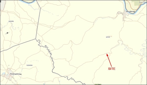 Lewis County Lane Closure Map