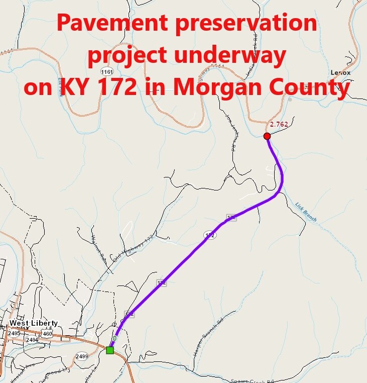 KY 172 pavement preservation project