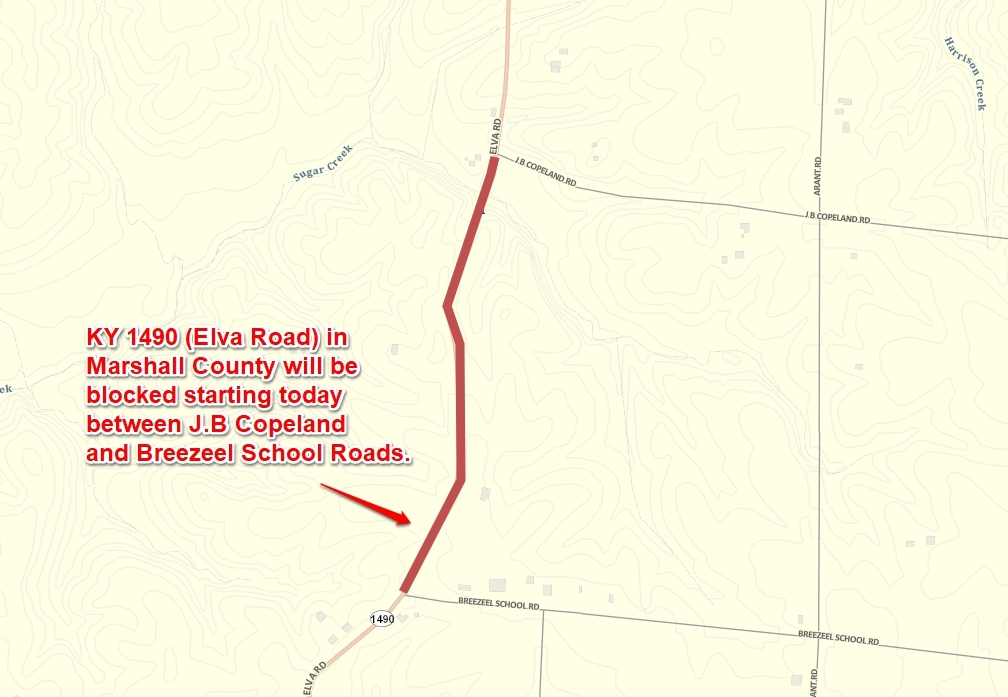 KY 1490 closure begins today.