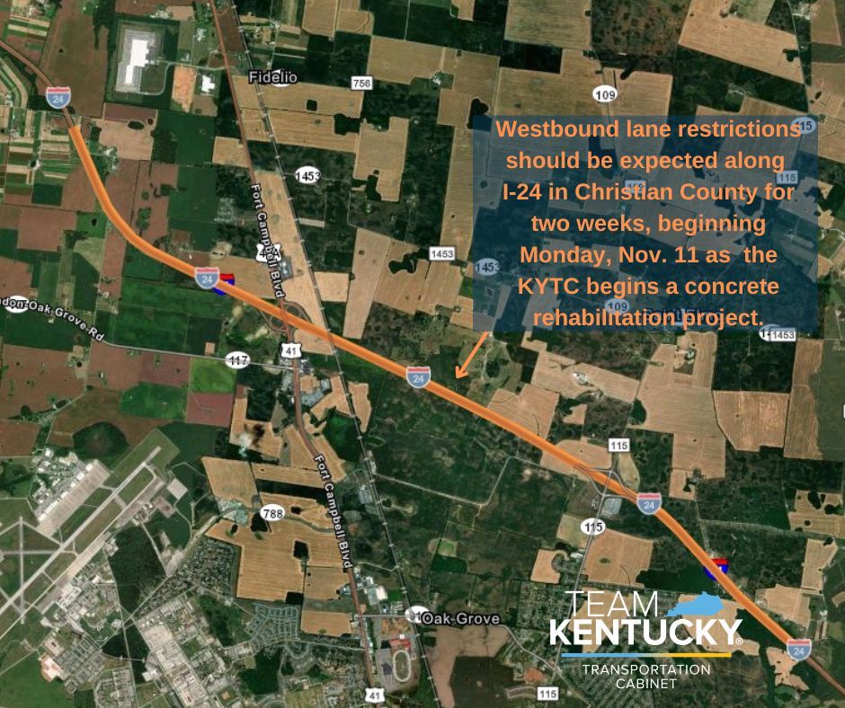 I-24 concrete rehab work planned.
