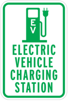 EV Charging Station Sign