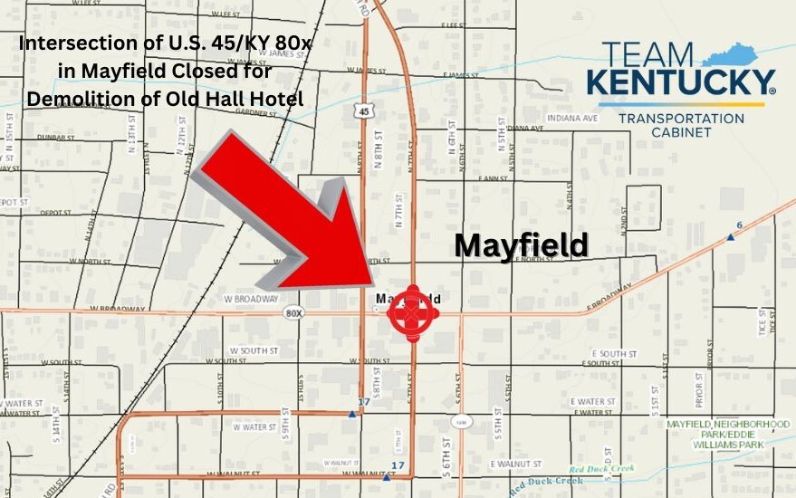 Graves County US 45/KY80x demo project