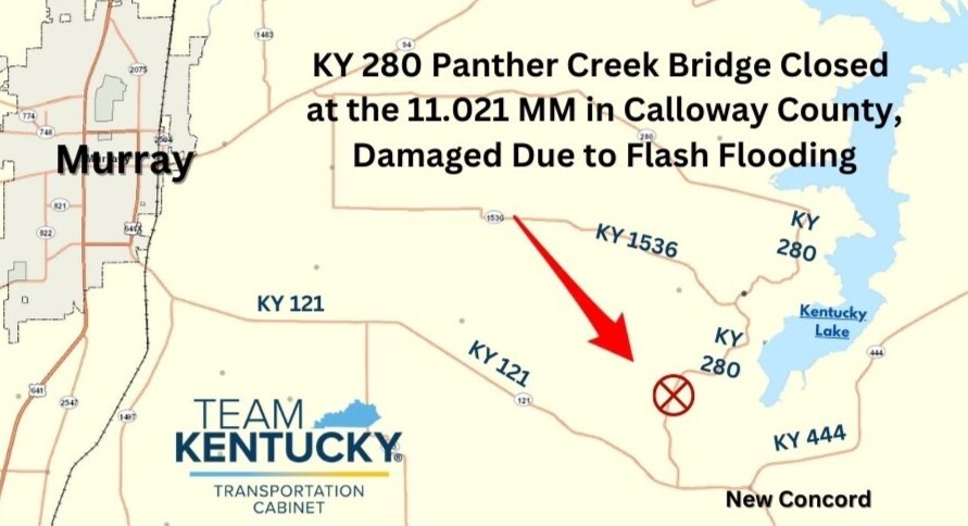 Calloway Co Ky 280 Panther Creek Bridge