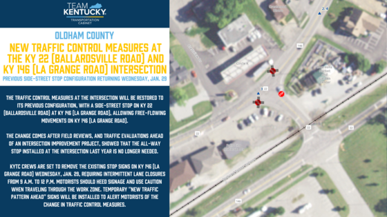 01292025 KY 22/KY 146 Intersection - Oldham County 