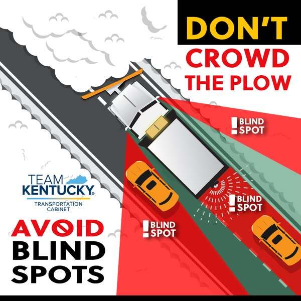 KYTC "Don't Crowd the Plow" Graphic