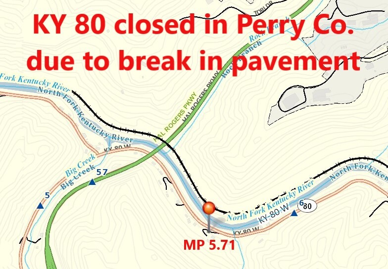 KY 80 MP 5.71 closure